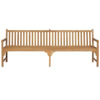 vidaXL Tuinbank 228 cm massief teakhout