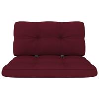 vidaXL Polsterauflage »Palettensofa-Kissen 2 Stk Weinrot«