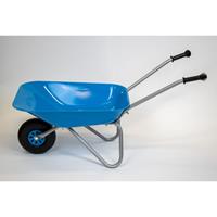 Rolly toys Metallschubkarre silber/blau ab 2,5 Jahren, Kinderschubkarre, 25 kg - 