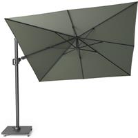 Platinum Challenger T2 premium zweefparasol 300x300 cm olijf