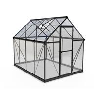 Canopia Palram serre Harmony polycarbonaat/aluminium grijs 4,6mÂ² 185x247x208cm