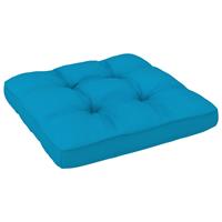 VIDAXL Palettensofa-Kissen Blau 58x58x10 cm