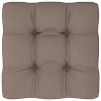 VIDAXL Palettensofa-Kissen Taupe 58x58x10 cm