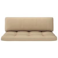 VIDAXL Palettensofa-Auflagen 2 Stk. Beige