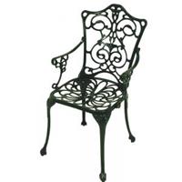 Sessel Jugendstil, Aluguss