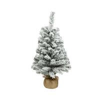 DECORIS DEASON DECORATIONS Decoris Imperial mini Kerstboom in pot 75cm groen/wit