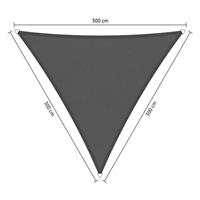 Shadow Comfort Compleet Pakket:  Waterafstotend, Driehoek 3x3x3m Vintage Grey