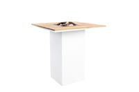 Cosi &VerticalLine; Bartafel loft 100 &VerticalLine; White Frame &VerticalLine; Teak Top