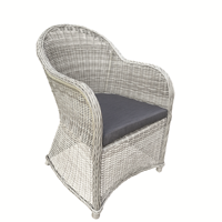 Plusjop Wicker luxe stoel Glenwood grijs 