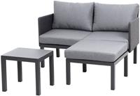 SIENA GARDEN Loungeset »Cosmo« 3-delig