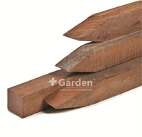 +GardenÂ Paal hardhout met punt 7x7x275cm