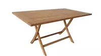 Lesli Living Dining Tuin Klaptafel Milton Teak 140x80cm