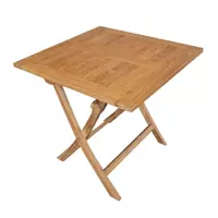 Tuintafel Milton teak vierkant -110x110x76 cm