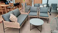 Vita Loungeset Kane 4 pers - incl. tafel