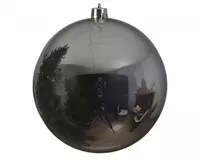 Kerstbal plastic | d25cm | glans zilver