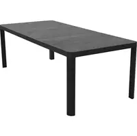 Lesli Living Dining Tuintafel Castilla 2.0 Negro 220x100cm