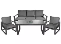 Lesli Living Loungeset Pina Colada negro