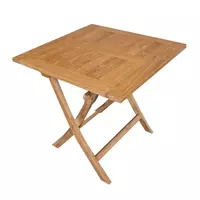 Lesli Living Dining Tuin Klaptafel Milton Teak 80x80cm