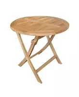 Vita Tuintafel Milton teak rond - Ã90H76cm