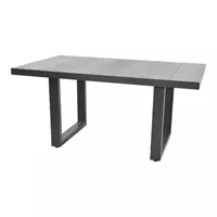 Lesli Living Lounge tafel hoog Prato Negro 140x85cm