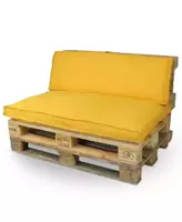 Unique Living Palletkussenset Luana - geel