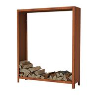 Forno houtopslag 150 x 40 x 180 cm cortenstaal