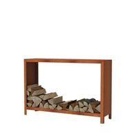 Forno houtopslag 150 x 40 x 100 cm cortenstaal