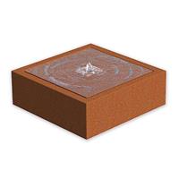 Tuinvoordeel Watertafel cortenstaal 120x120x40 cm