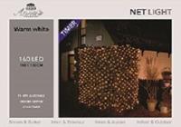 Boomverlichting lichtnet met timer warm wit 150 x 130 cm -