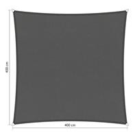 Shadow Comfort Compleet Pakket :  Waterafstotend, Vierkant 4x4m Vintage Grey