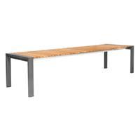 SUNS Rialto Uitschuifbare Tuintafel 262/330X 100 Cm. - Teak