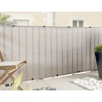 Intermas Nortene tuinscherm Everly grijs 1x5m