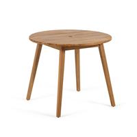 Kave Home Ronde Tuintafel Vilma Acaciahout, Ã90cm - Naturel