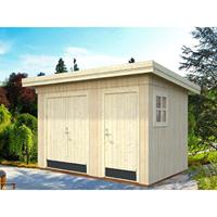 Palmako Gartenhaus Kalle 6,6 mÂ² GerÃtehaus aus Holz GerÃteschrank WandstÃrke: 88 mm Inklusive: FuÃŸboden - 