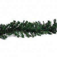 Bellatio Set van 3x stuks kerst guirlande dennen slingers groen 270 cm -