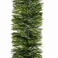 Decoris 1x Groene dennen kerstslingers 270 cm kerstboom versieringen -