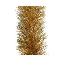 Decoris 6x Gouden kerstslingers 10 cm breed x 270 cm kerstboom versieringen -