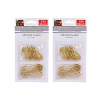 Bellatio 900x stuks kerstbalhaakjes/kerstboomhaakjes goud 3,8 - 6 cm -