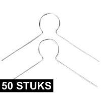 Kerstbal ophanghaakjes 50 stuks -