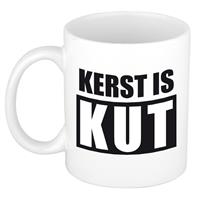 Bellatio Kerst is kut koffiemok / theebeker Kerstmis 300 ml -