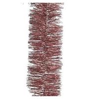 Decoris 4x Oud roze kerstslingers kerstboom 270 cm versieringen -