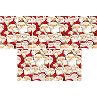 Ambiente 100x Kerstman servetten 33 x 33 cm -