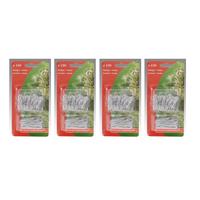 Bellatio Kerstboom decoratie kerstbalhaakjes zilver 600 stuks -