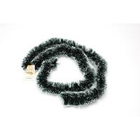 4x Groene kerstslingers/guirlandes met sneeuw 2 meter -