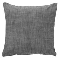 Dutch Decor NATURA - Kussenhoes van bio katoen 45x45 cm Charcoal Gray - grijs - 