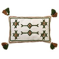 Dutch Decor ZITA - Sierkussen van katoen 40x60 cm Chive - groen - 