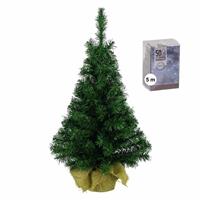 Bellatio Volle mini kerstboom/kunstboom Groen