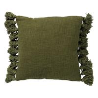 Dutch Decor RUBY - Sierkussen van katoen 45x45 cm Chive - groen - 