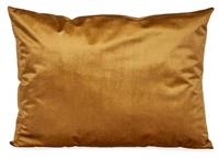 Giftdecor Bank/sier kussens voor binnen in de kleur velvet goud 60 x 45 cm -