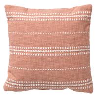 Dutch Decor RIZA - Sierkussen van katoen 45x45 cm Muted Clay - roze - 